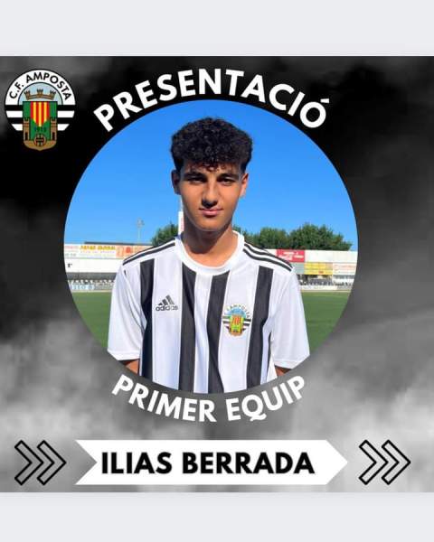 COMUNICAT OFICIAL: Incorporació al primer equip del juvenil ILIAS BERRADA